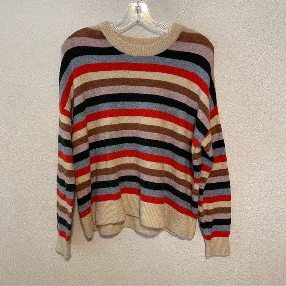 Madewell Striped James Pullover Sweater S - Picture 4 of 9